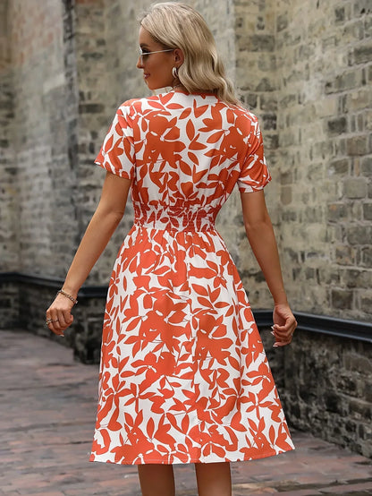 Wrap Dress with Floral Pattern | Livia | Fresh and Stylish