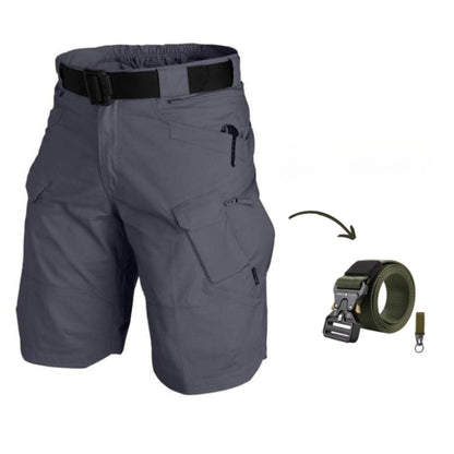 Men's cargo shorts with 7 pockets & free belt – Taro