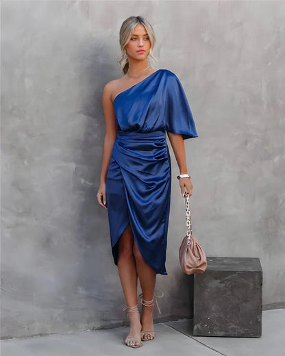 Silk Evening Dress - Seraphina