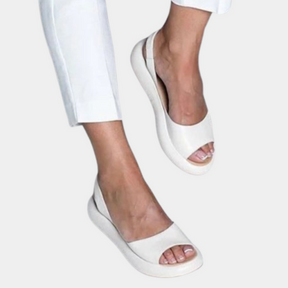 Comfortable ladies' summer shoes with a thick sole – Tilda