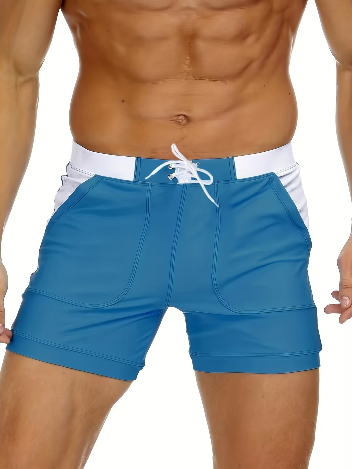 Quick-drying men’s swim shorts with breathable design – Elias