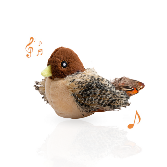Interactive Cat Toy with Sound and Motion – FlappyChirp