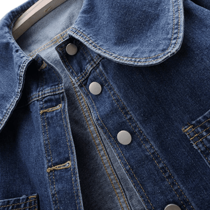 Women's denim jacket with sailor collar – Autumn Magic Giovanna