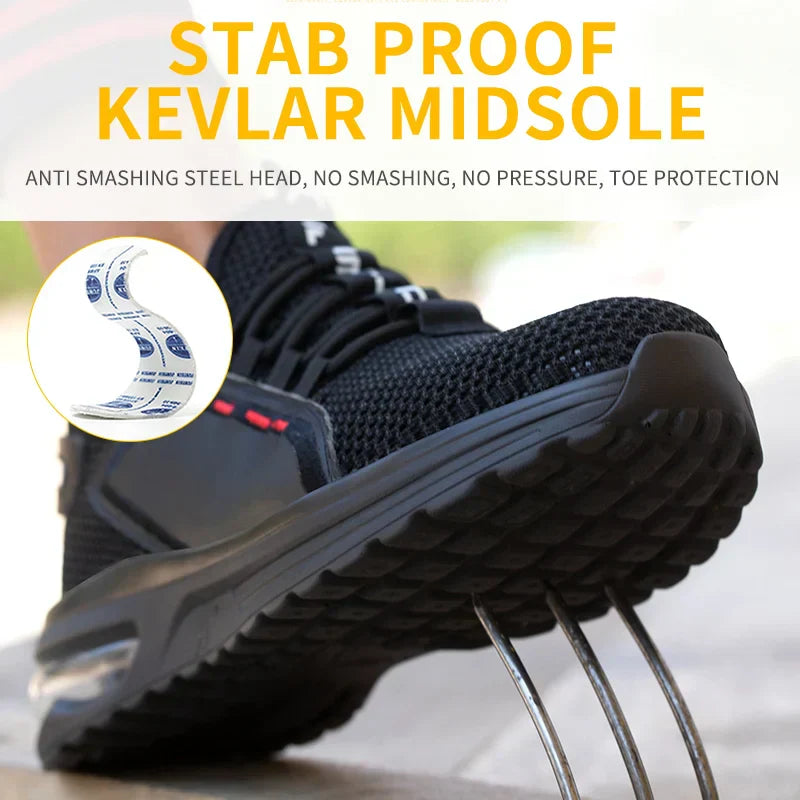 Ultralight Safety Shoes with Steel Toe - SteelFlex One