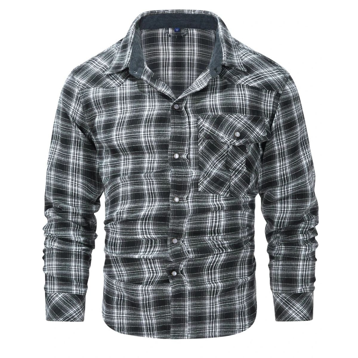 Checked men's shirt for autumn & winter – Tobias