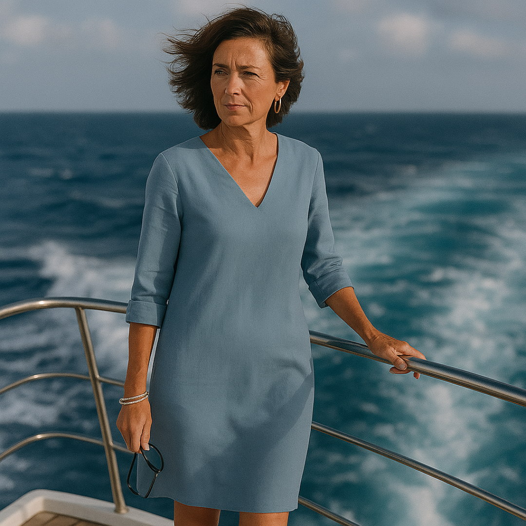 Autumnal dress with unique charm – Mila