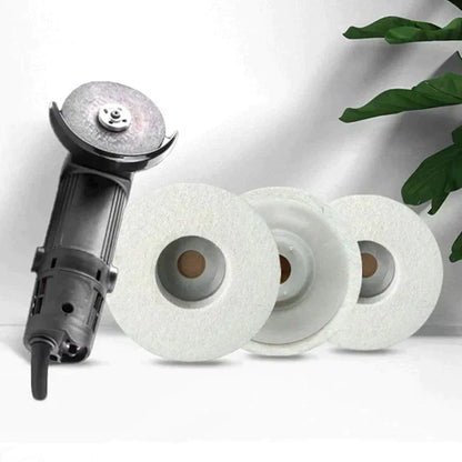 Set of 3 Wool Polishing Discs – Polistra