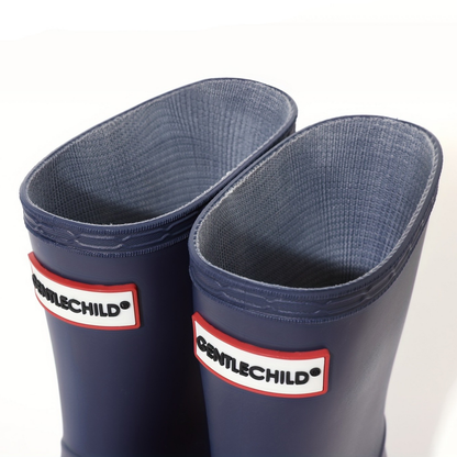 Children's solid-color waterproof wellies – Noah