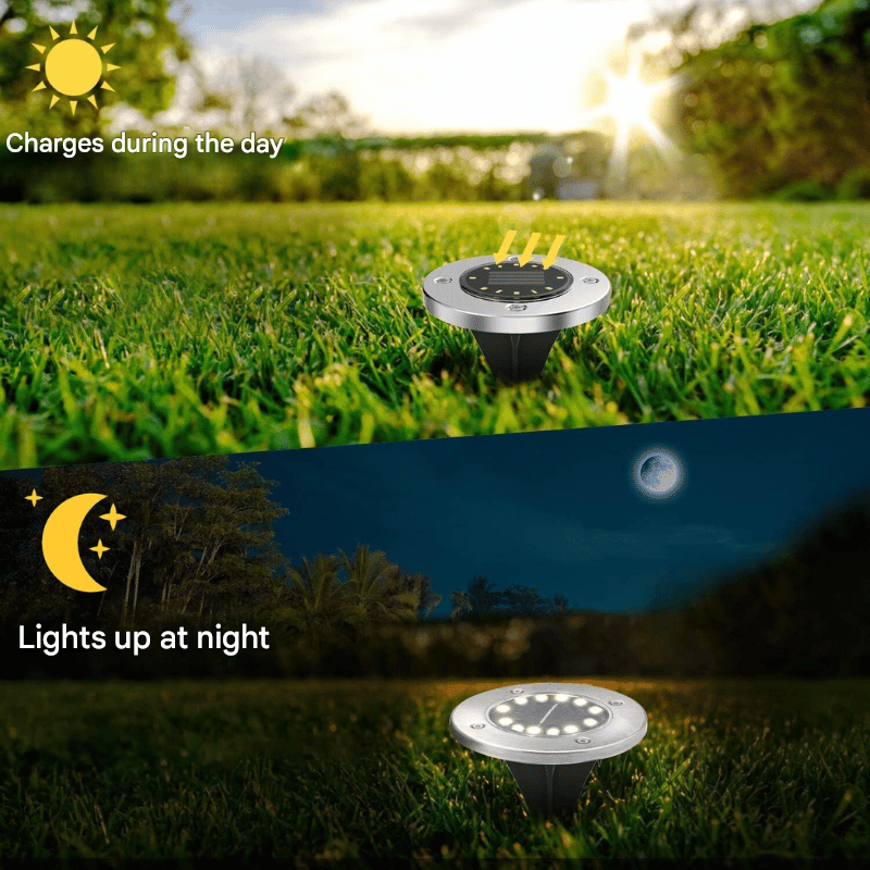 Solar Ground Spot Light for Outdoors – SunHalo