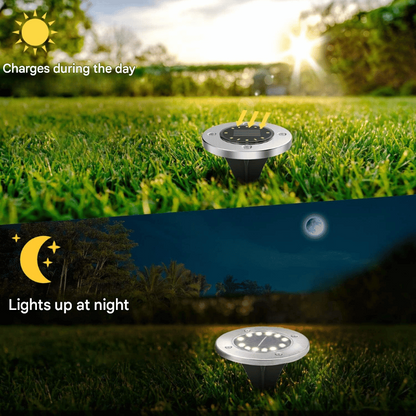 Solar Ground Spot Light for Outdoors – SunHalo