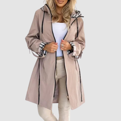 Waterproof Zip-Up Coat with Hood 2