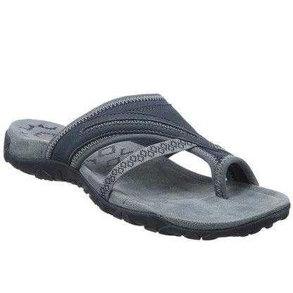 Summer Ladies T-Strap Slipper Sandals – Alina