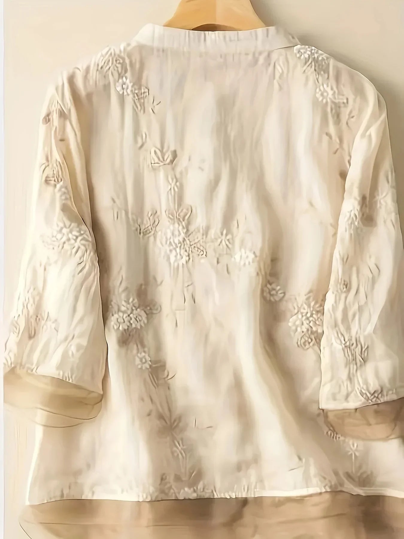 Embroidered Floral Blouse | Eliza | Button Closure | Fashionable
