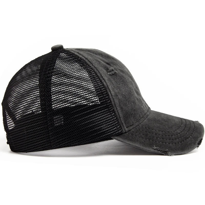 Cap with braid opening & mesh design – buy 1, get 1 free – Liora