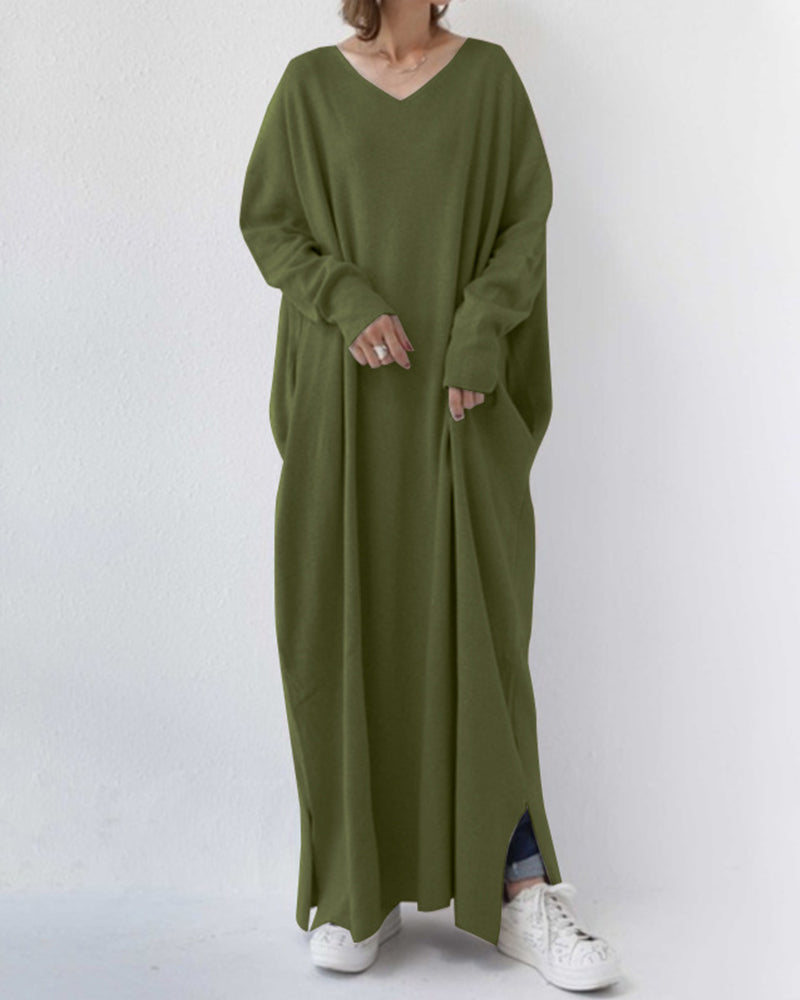 Summer Maxi Dress in Cotton-Linen Blend – Sorella