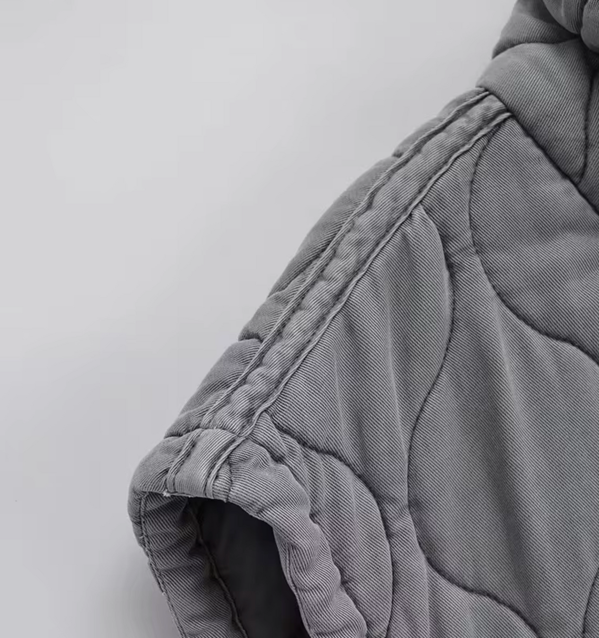 Grey Sleeveless Cotton Vest – Autumn Magic Thalia