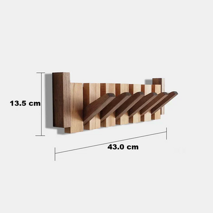 Wooden Piano Style Coat Rack - Melodia