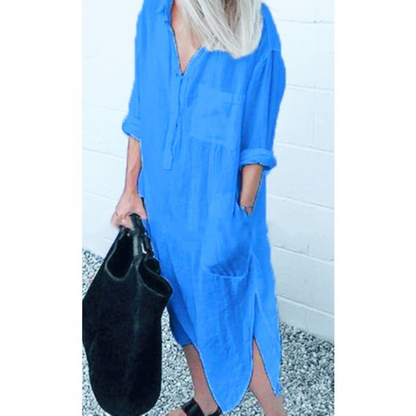 Smooth and Comfortable Long Summer Dress - Mila