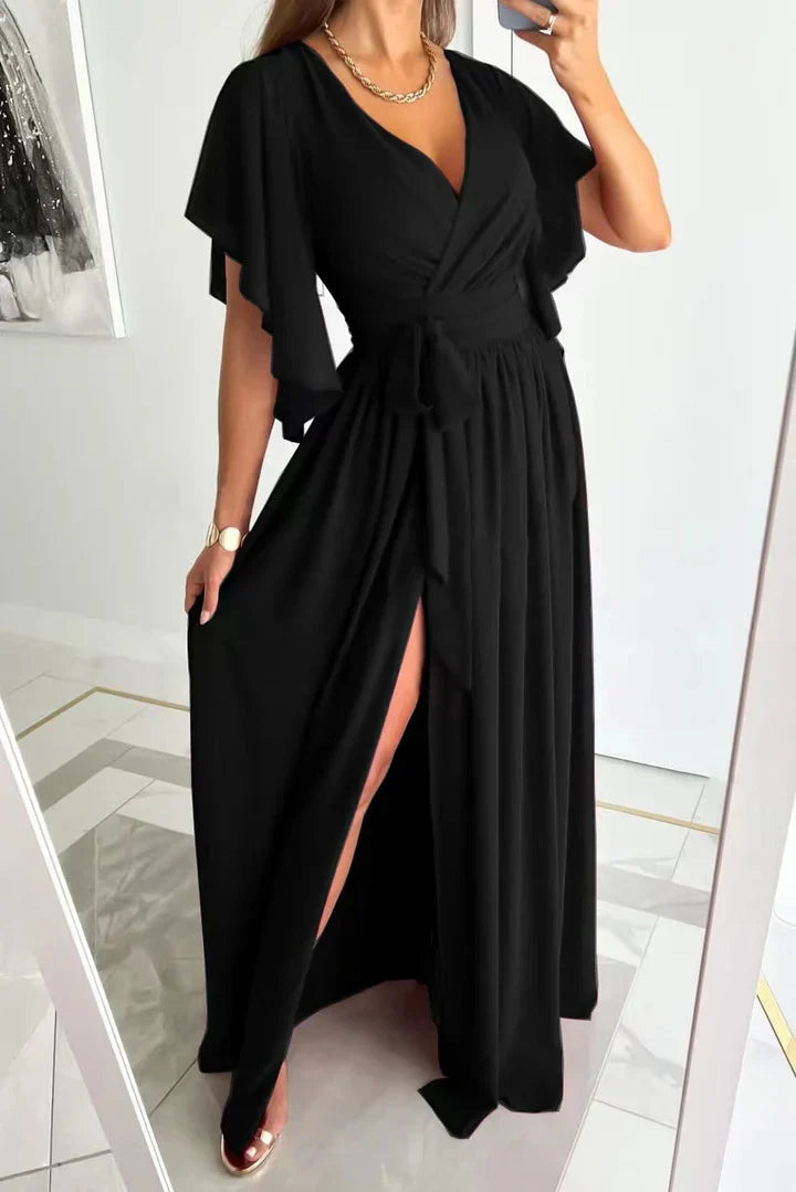 Maxi Dress with High Split - BreezeWave