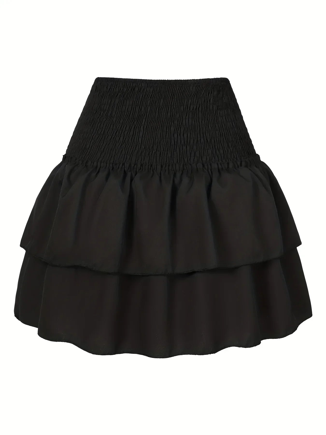Amelia Rok | Pleated Waist | Layered Hem | Fashionable