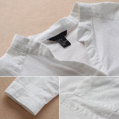 Ladies Linen Shirt with Long Sleeves – Isla