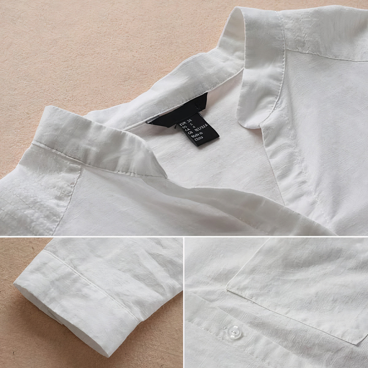 Autumn cotton-linen women's blouse – Maëlle