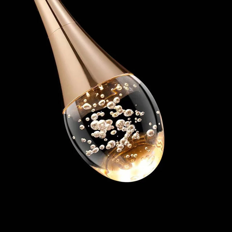 Glass Pendant Light with Warm Glow - Vetra