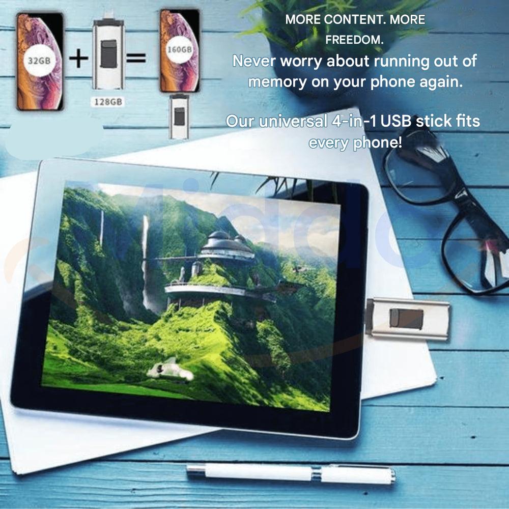 4-in-1 Flashdrive for Every Device - DataFlex