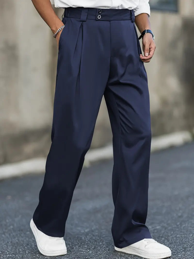 Loose-fitting trousers with pleats – Matteo