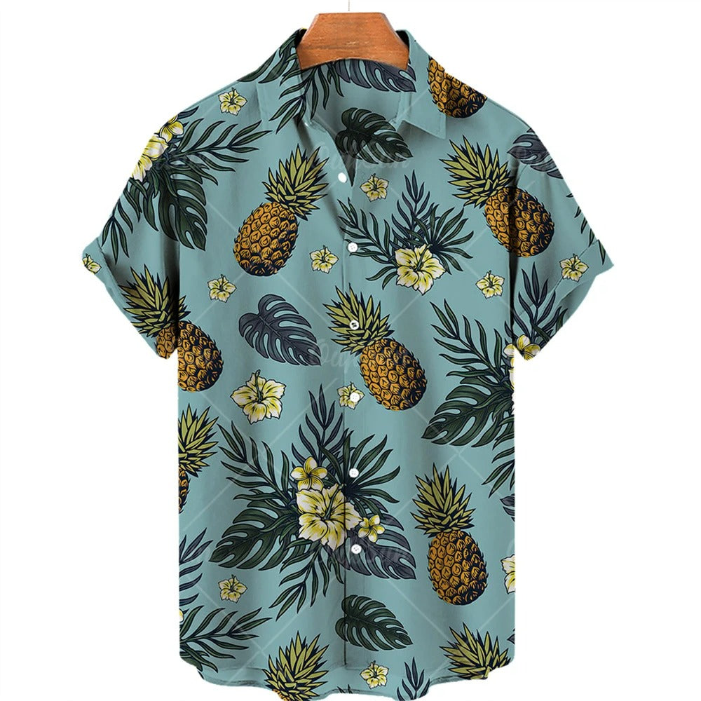 Tropical Hawaiian short-sleeved shirt – Mateo