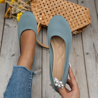 Autumn orthopaedic women's ballet flats with comfort sole & classic design – Mia