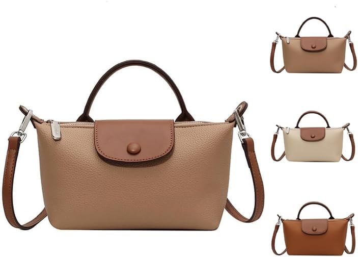 Ladies' crossbody bag – small quilted PU-leather travel handbag