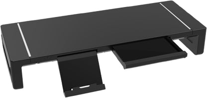 Height-adjustable monitor stand with drawer – Stravon