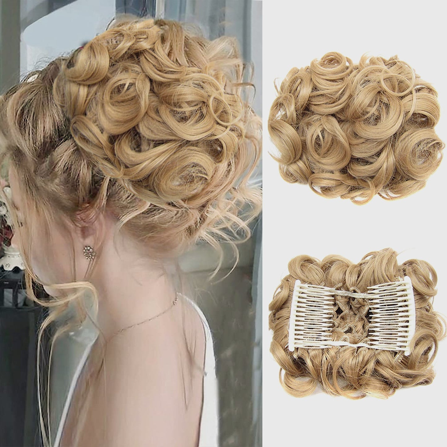 Curly Knot Hair Extension – FluffyFix