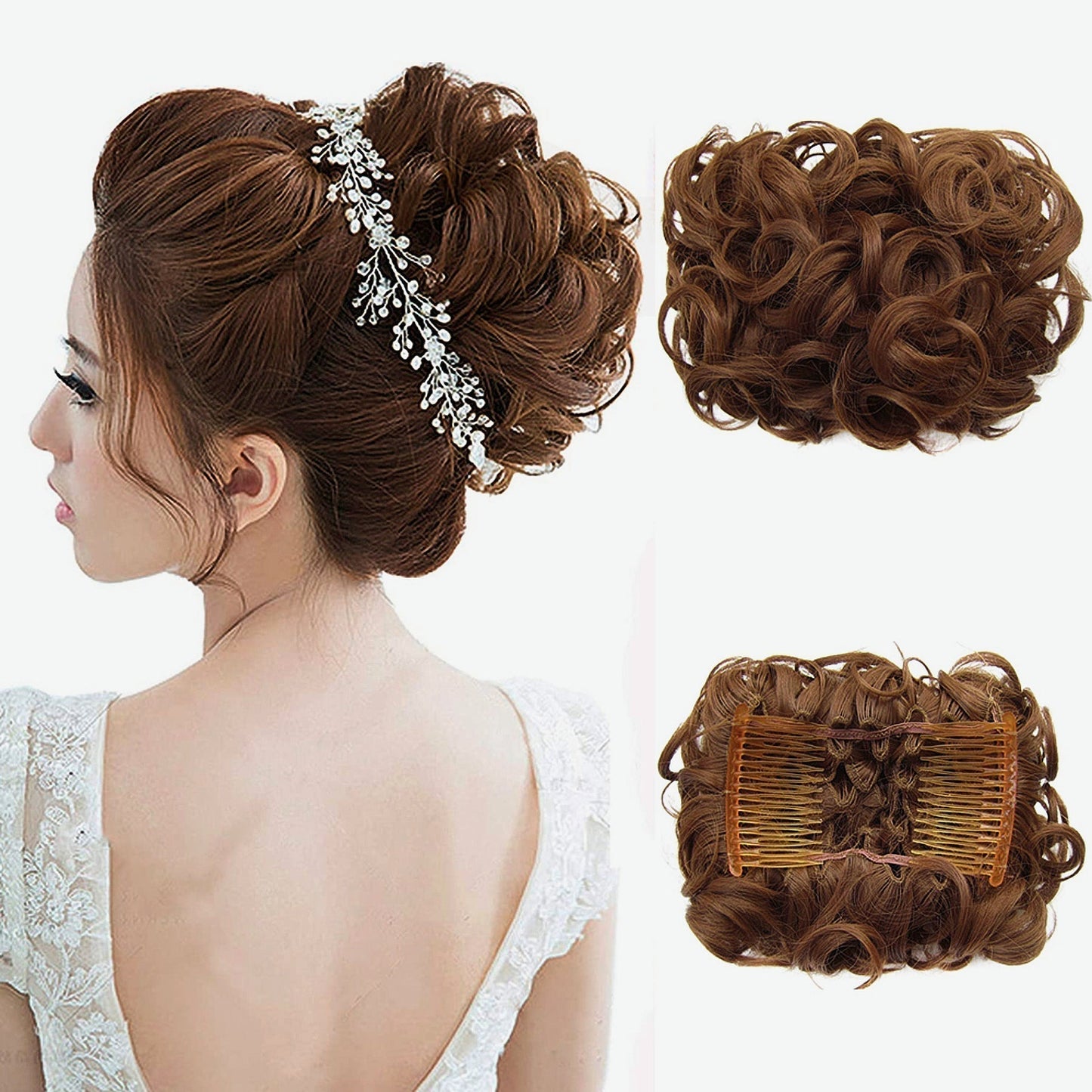 Curly Knot Hair Extension – FluffyFix