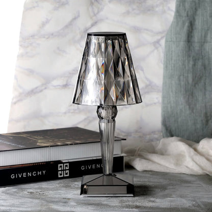 Crystal Table Lamp with Touch Control - LumeCrystal