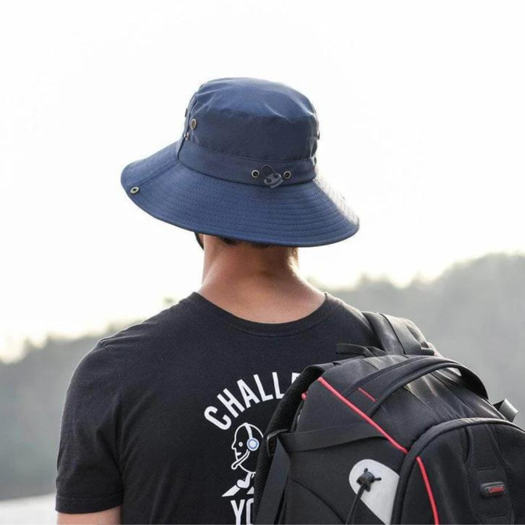 Water-repellent outdoor bucket hat with UV protection – ShieldFlex Pro