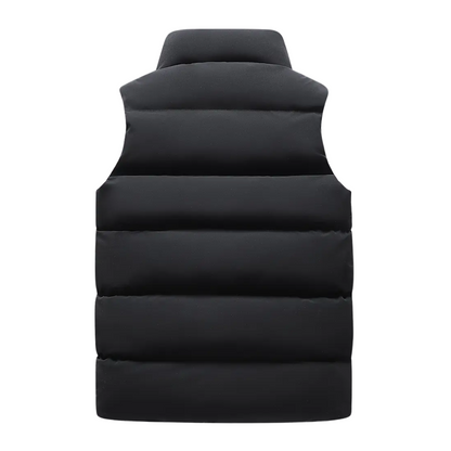 Men's thermal body warmer lined with stand-up collar – Arne