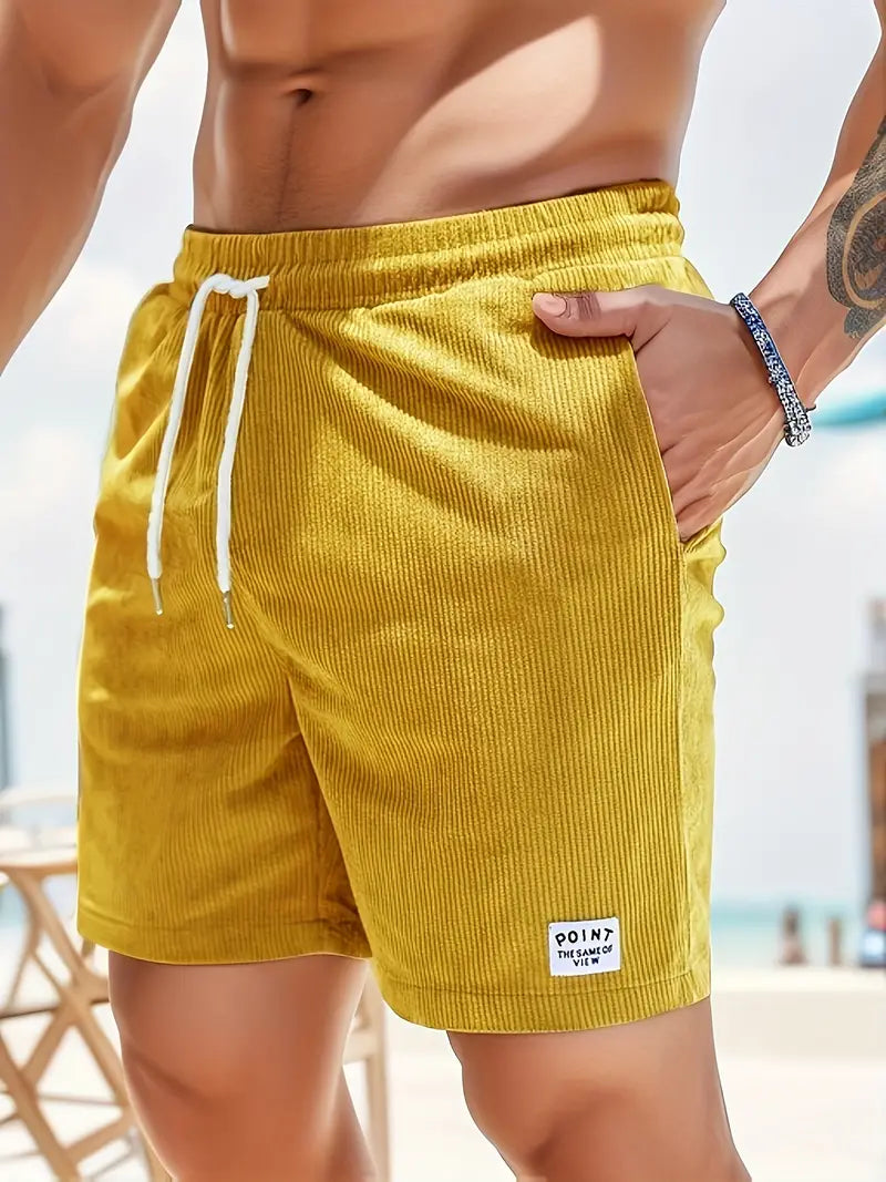 Men's summer swimming trunks with an adjustable waistband – Jens