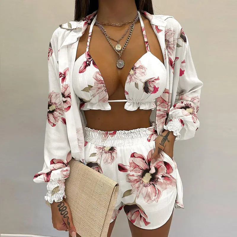 Stylish 3-piece summer outfit for the beach and pool - TropenGlow