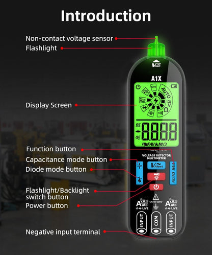 Smart Digital Multimeter – Voltago A1X