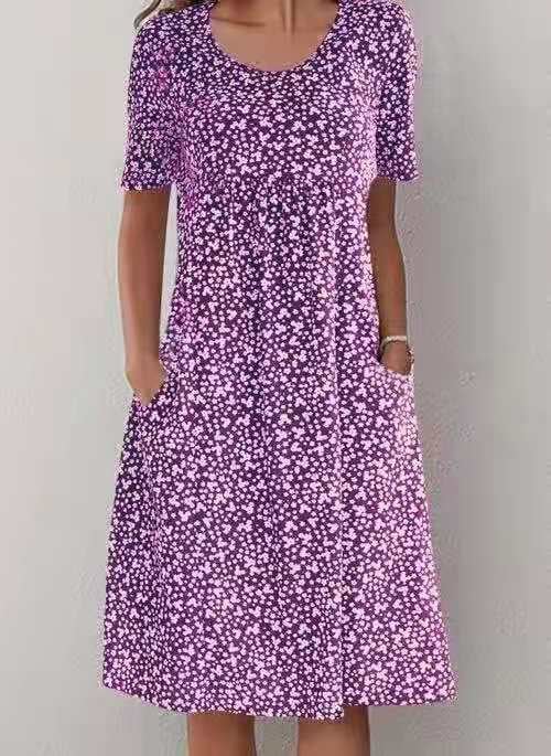 Stylish Floral Print Dress - Eva | The Perfect Light Summer Dress!