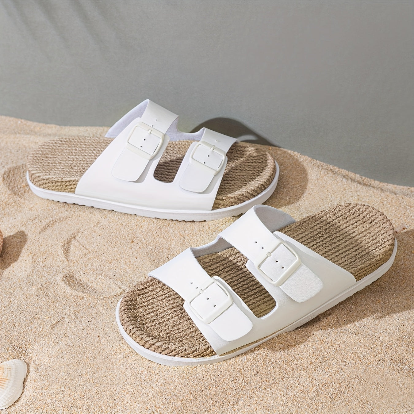 Stylish men's summer slip-ons with adjustable straps - GripStep