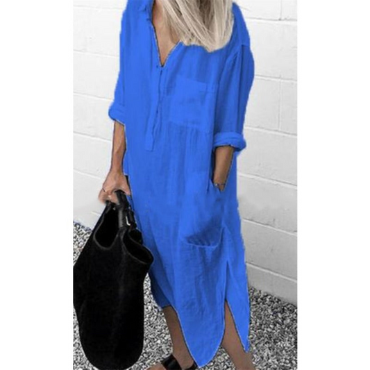 Smooth and Comfortable Long Summer Dress - Mila