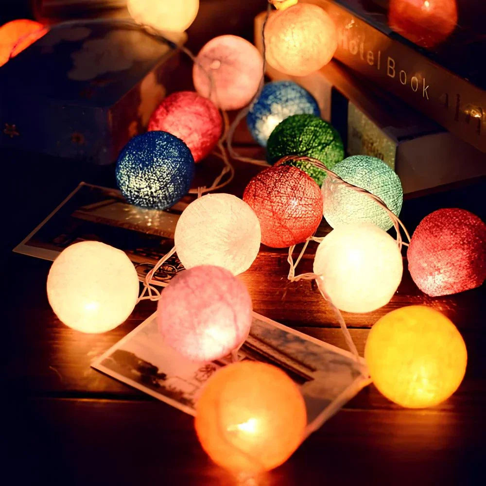 Atmospheric Ball String Lights - LumaBreeze