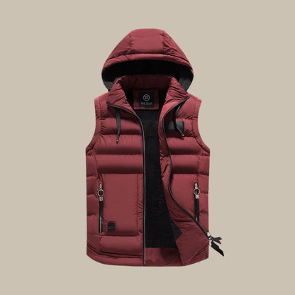 HUGO Hooded Puffer Vest | Casual Bodywarmer for Men