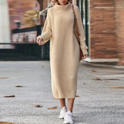 Knitted Cowl Dress for Comfort & Style - Liora