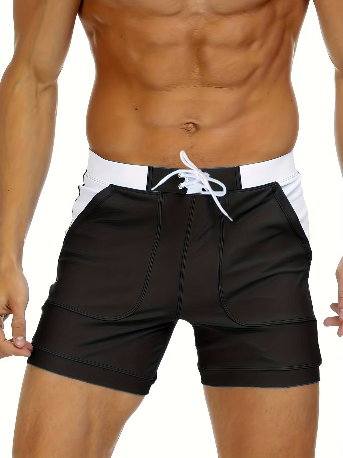 Quick-drying men’s swim shorts with breathable design – Elias