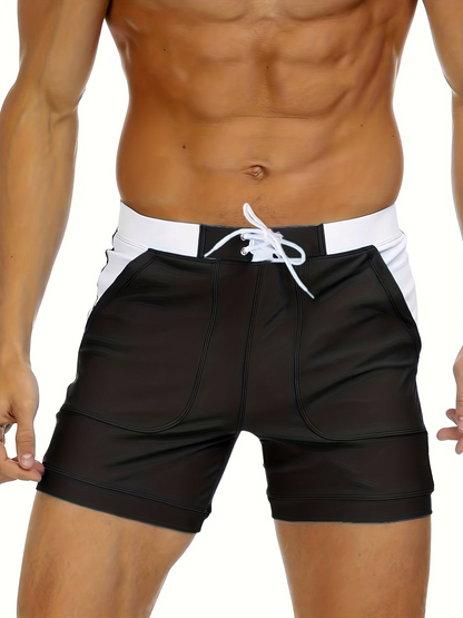 Quick-drying men’s swim shorts with breathable design – Elias