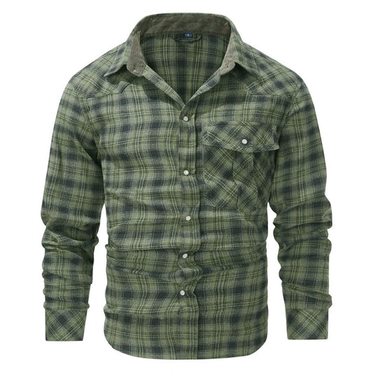 Checked men's shirt for autumn & winter – Tobias